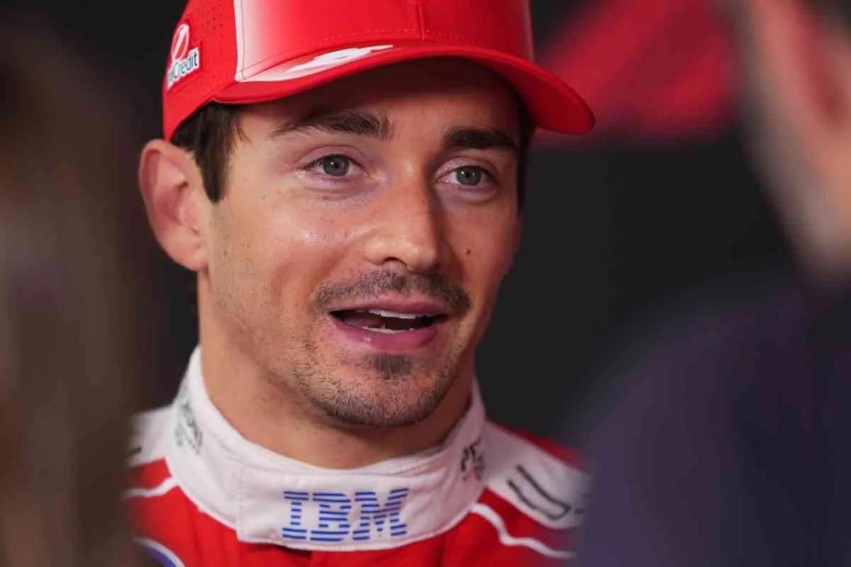 Leclerc: “Come back in the race? Yes, maybe by fitting a Mercedes engine…”
