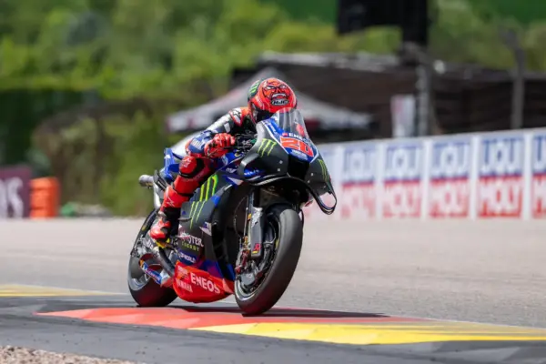 Quartararo 7th in Germany with chills: “I risked falling and had contact with Martin”