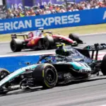 Mercedes at Spa with a low downforce package also designed for Monza, Baku, and Las Vegas
