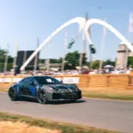 Alpine A110 FUTURE, dynamic debut at Goodwood