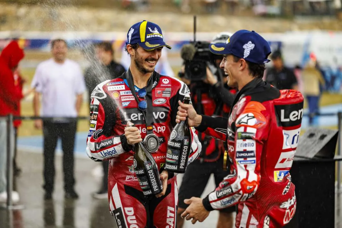 Marquez on Bagnaia: “In Ducati I found an excellent bike and an even better teammate”