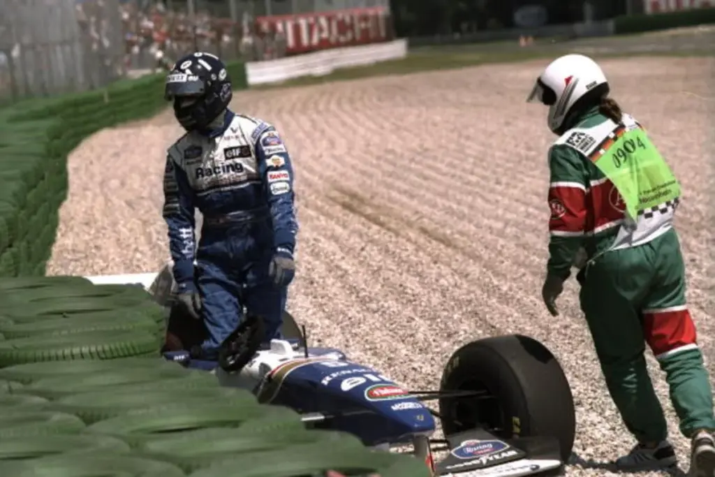 Damon Hill 1995 Hockenheim