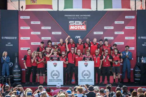 World Team and Constructors in a single weekend: Ducati's joy at Donington