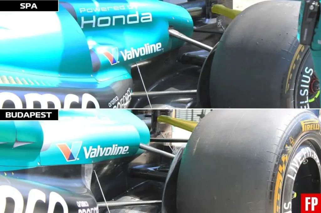 Aston Martin F1 Suspension Budapest