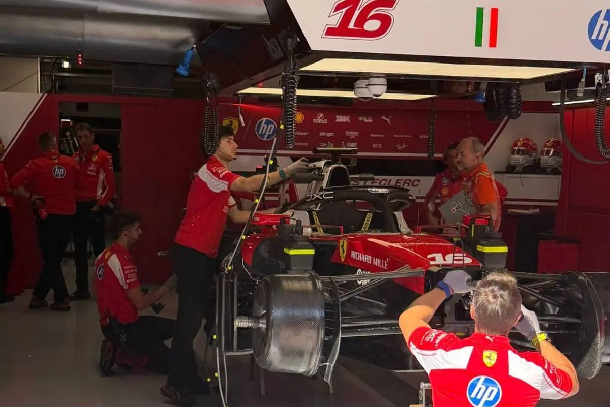 Leclerc's problem in FP1: it was not necessary to replace the power unit