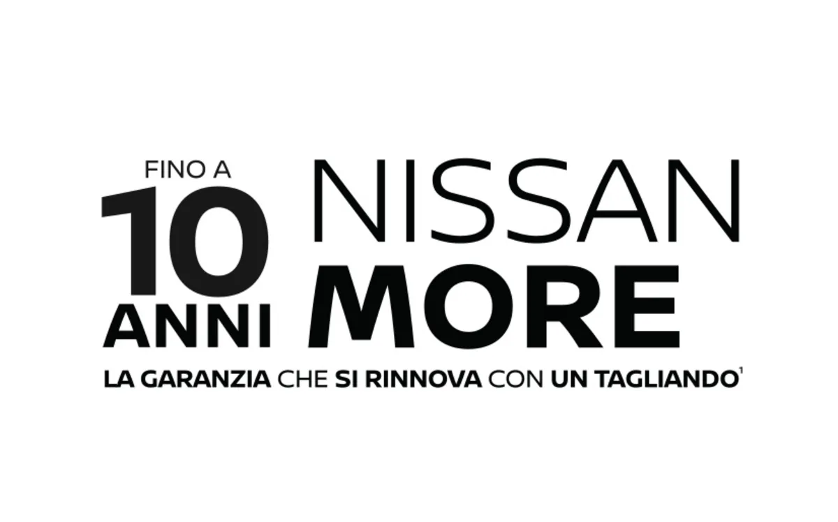 Nissan More, extended warranty up to 10 years