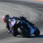 Yamaha factory points with Rins at Aragon