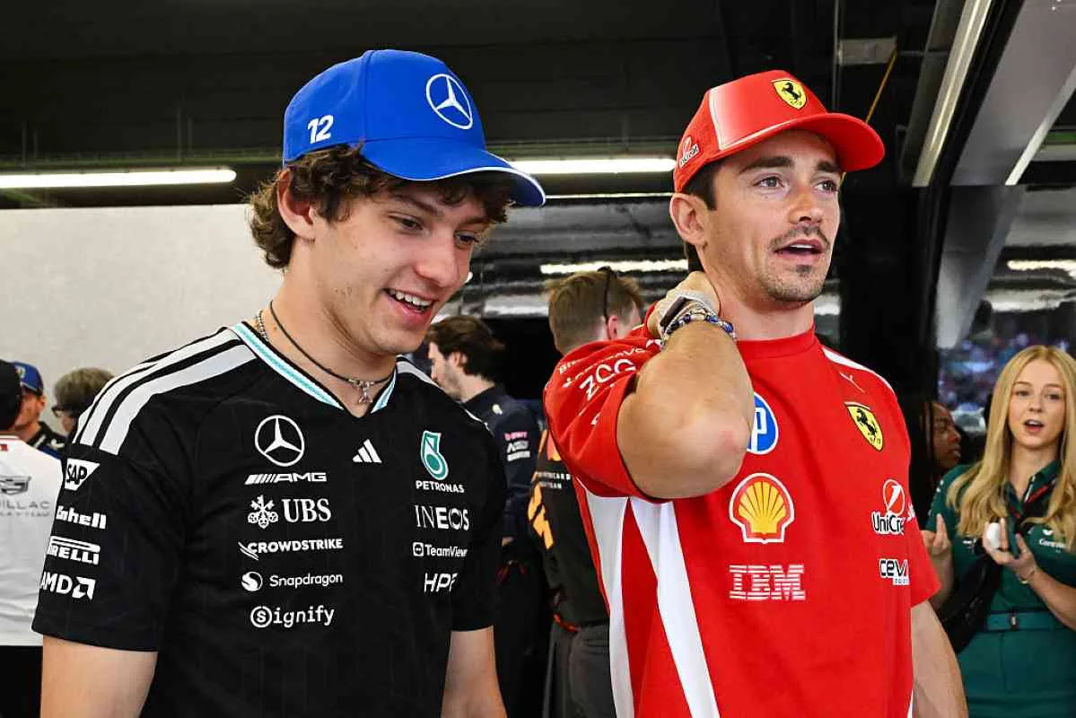 Antonelli beats Leclerc's record on a kart track in the Costa Smeralda