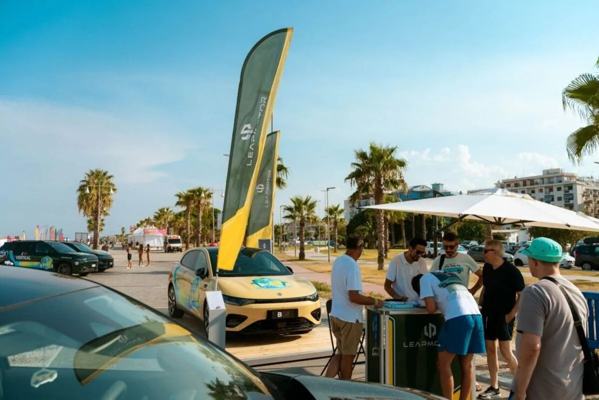 Leapmotor B05 showcased at the Vertical Summer Tour