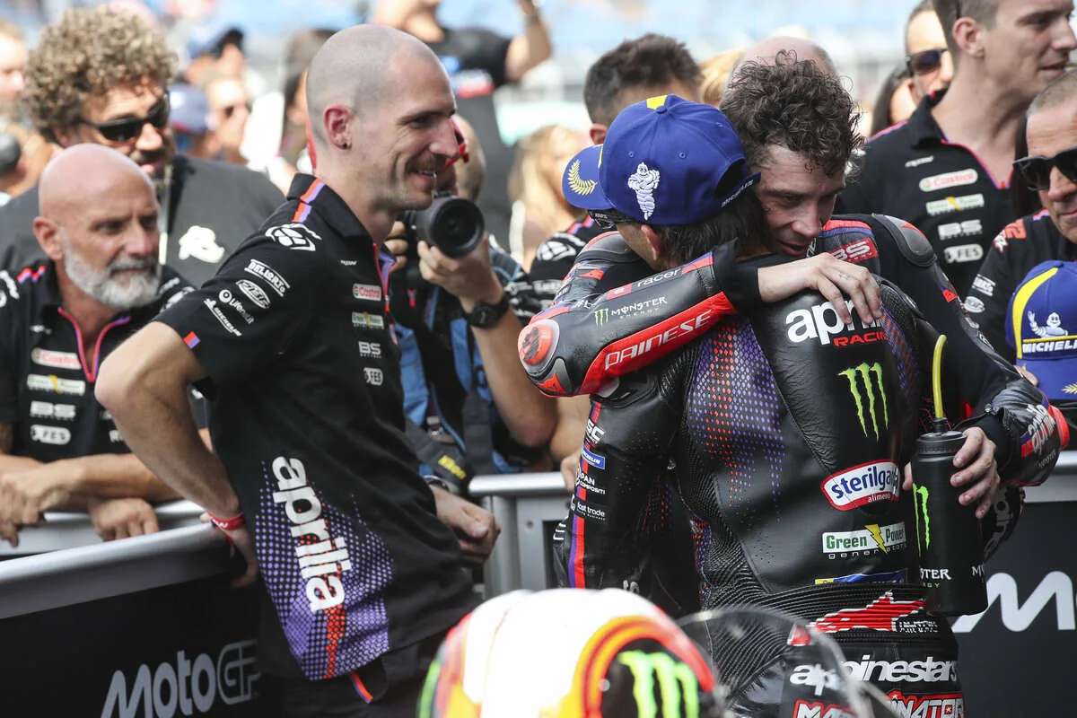 Bezzecchi ‘jokes’ with Martin in the podium room: “At one point I felt like vomiting”