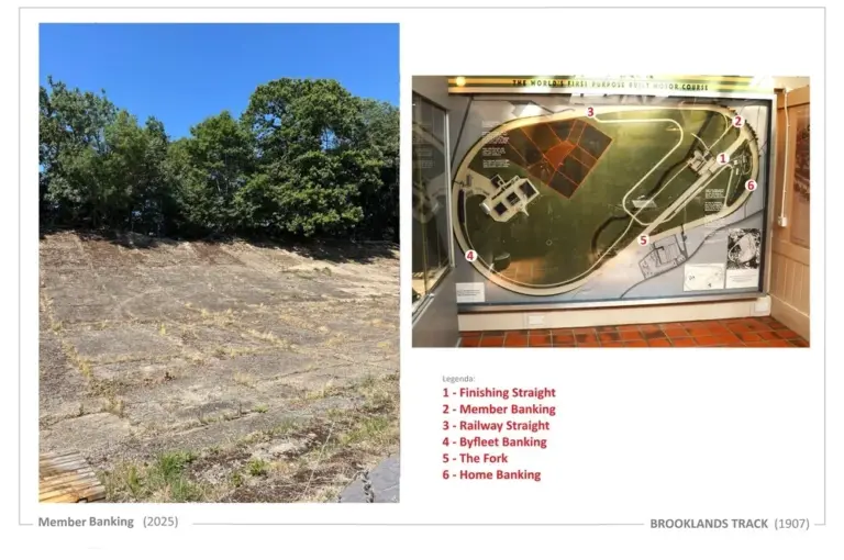 In search of lost places: Brooklands motor racing circuit