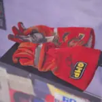 Berger, what a surprise! Visit the OMP headquarters and find the gloves from the 1989 Imola crash-fire incident