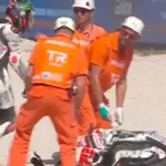 Bezzecchi Nightmare: he crashes at Misano after one lap
