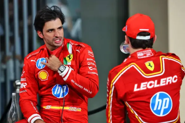 Sainz: “2 or 3 times a year I had some discussion with Leclerc, but we solved it on the phone”