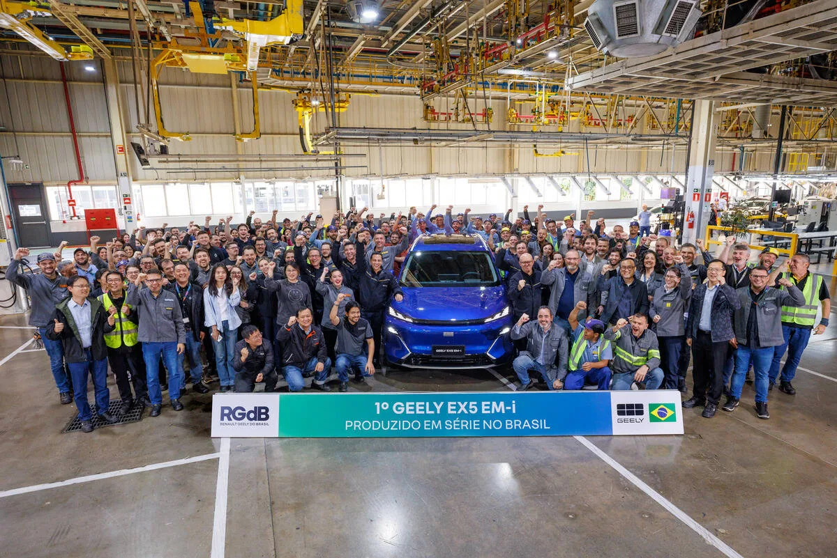 Geely EX5, the super hybrid will be produced in Brazil
