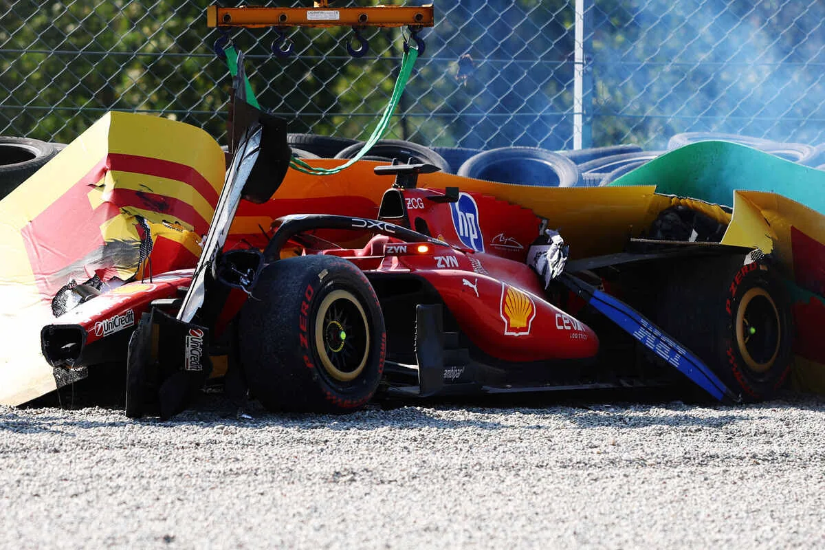 Leclerc, accidents are costly and Ferrari calculates the damage: almost 2 million dollars
