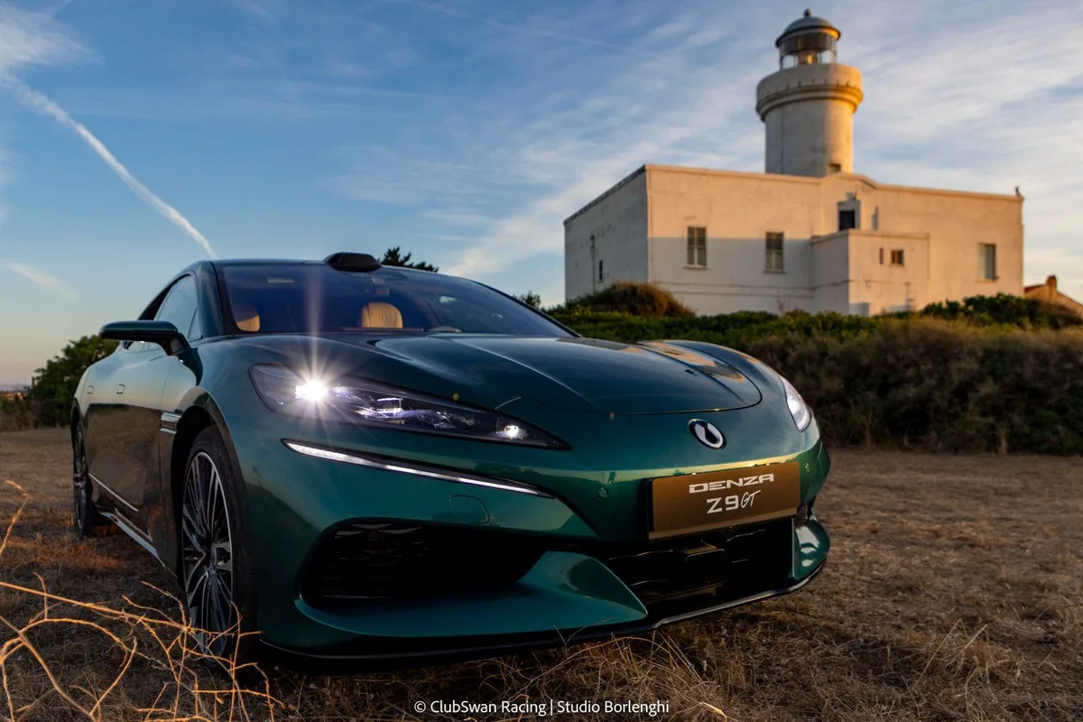 Denza Z9GT showcased in Porto Cervo