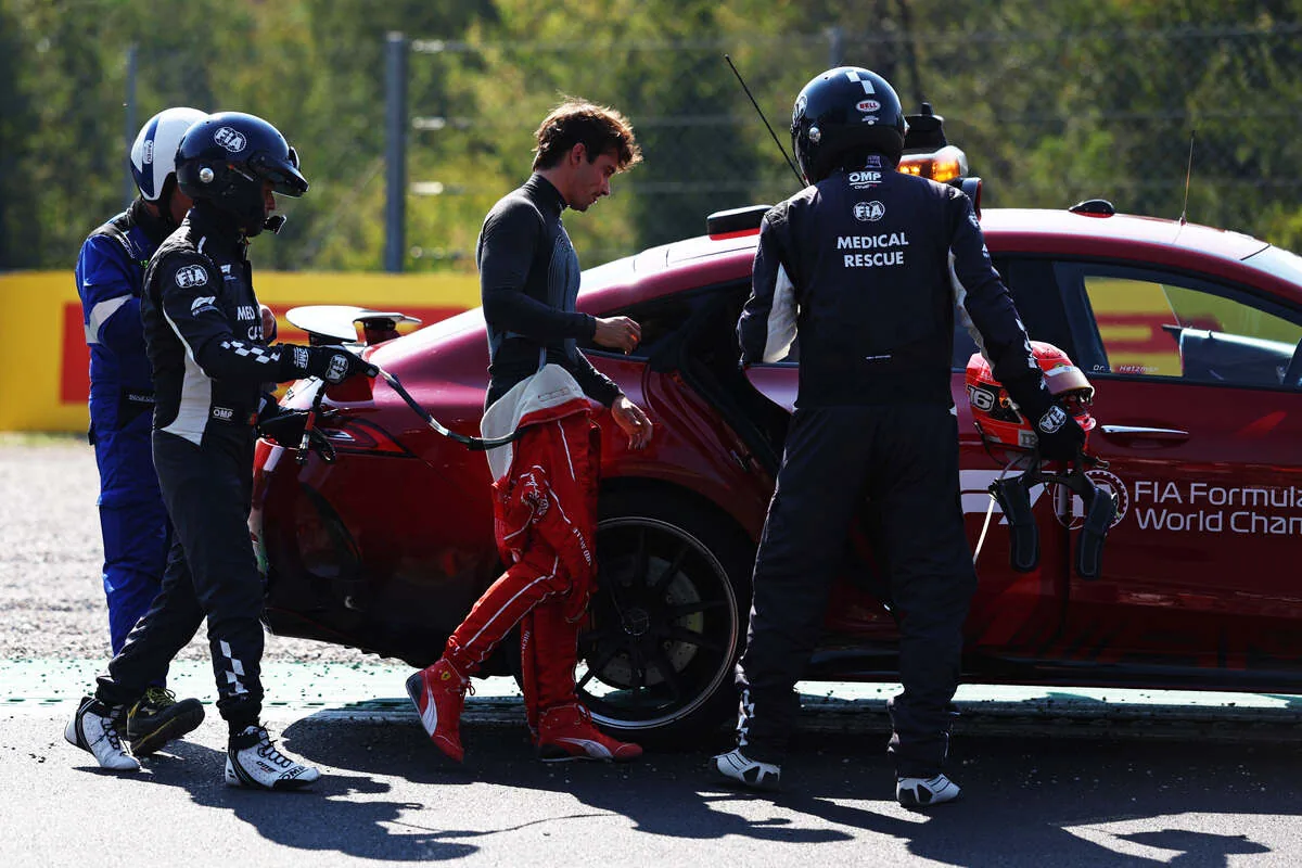Leclerc: “I am fine and that is the most important thing”