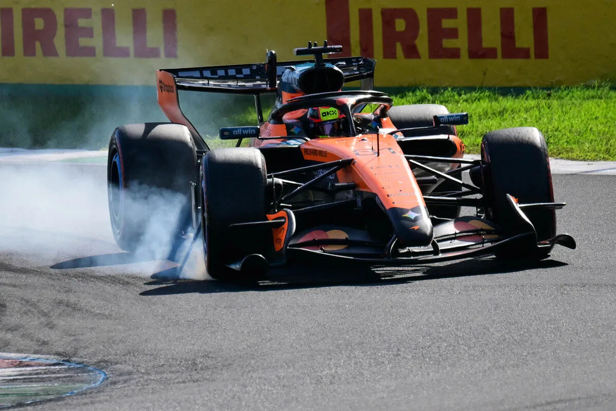 Official: Piastri penalized for impeding, drops to sixth, Ferrari both in second row