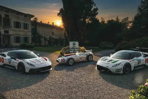 Maserati brings the Eldorado to Lake Maggiore: the Trident celebrates 100 years on track and road