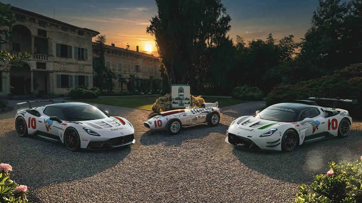 Maserati brings the Eldorado to Lake Maggiore: the Trident celebrates 100 years on track and road
