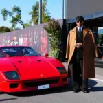 Hamilton, arriving as a superstar in Monza with the Ferrari F40 – PHOTO GALLERY