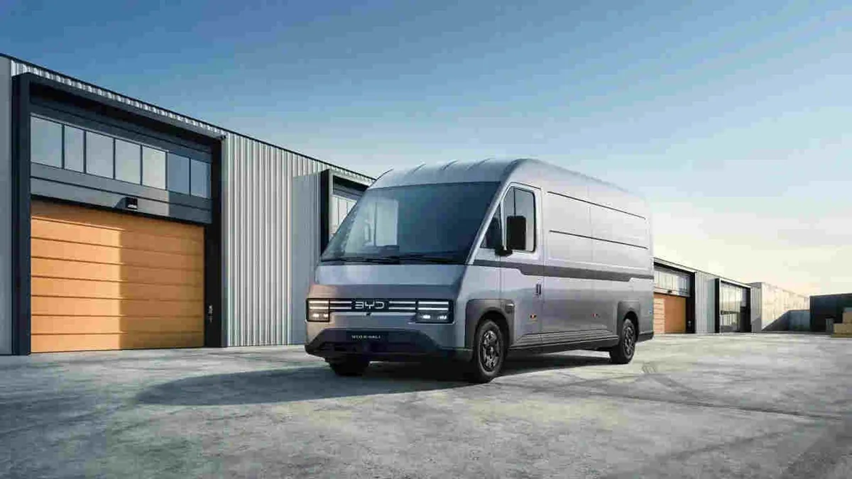 Here comes the E-Vali, BYD's fully electric van