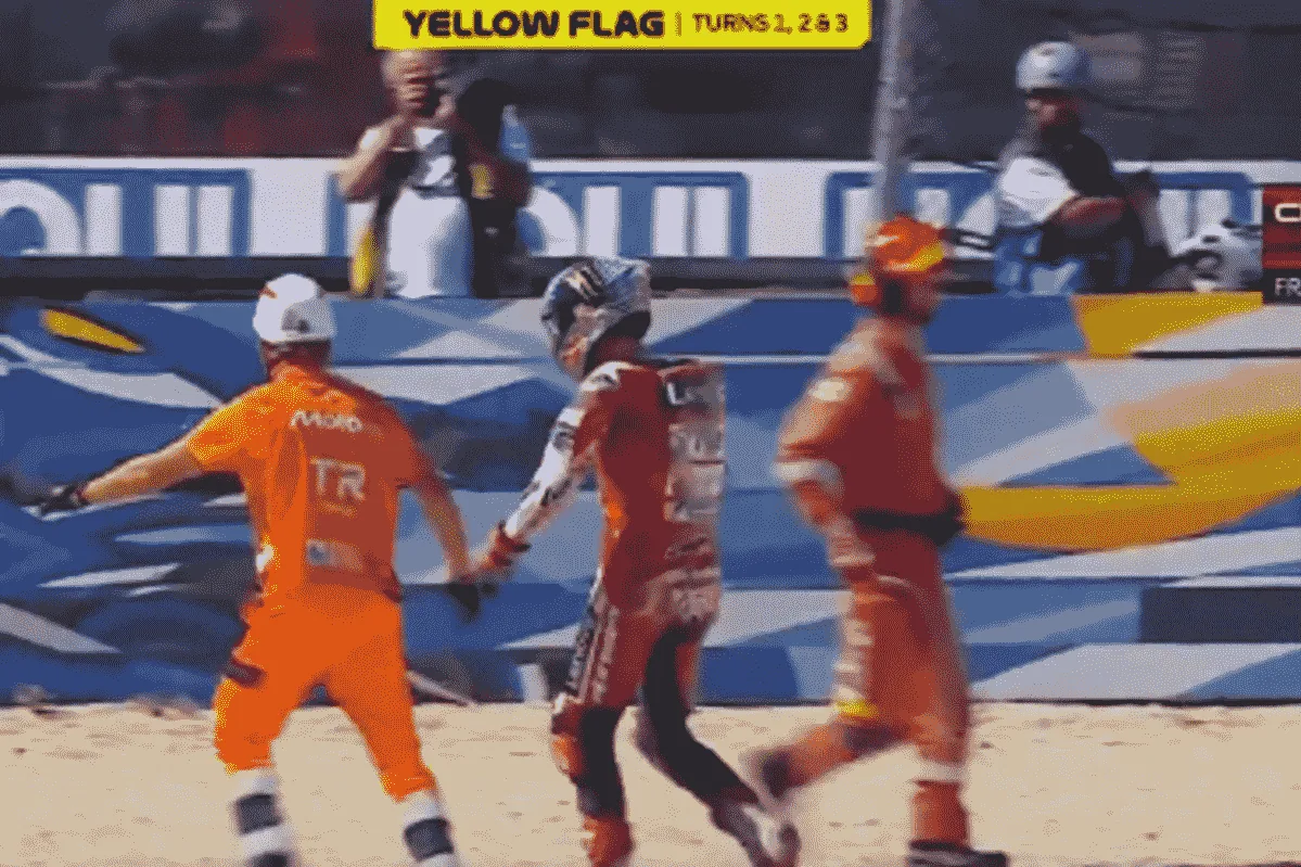 Bagnaia, there is no end to the crisis: also in Misano he ends up in the gravel