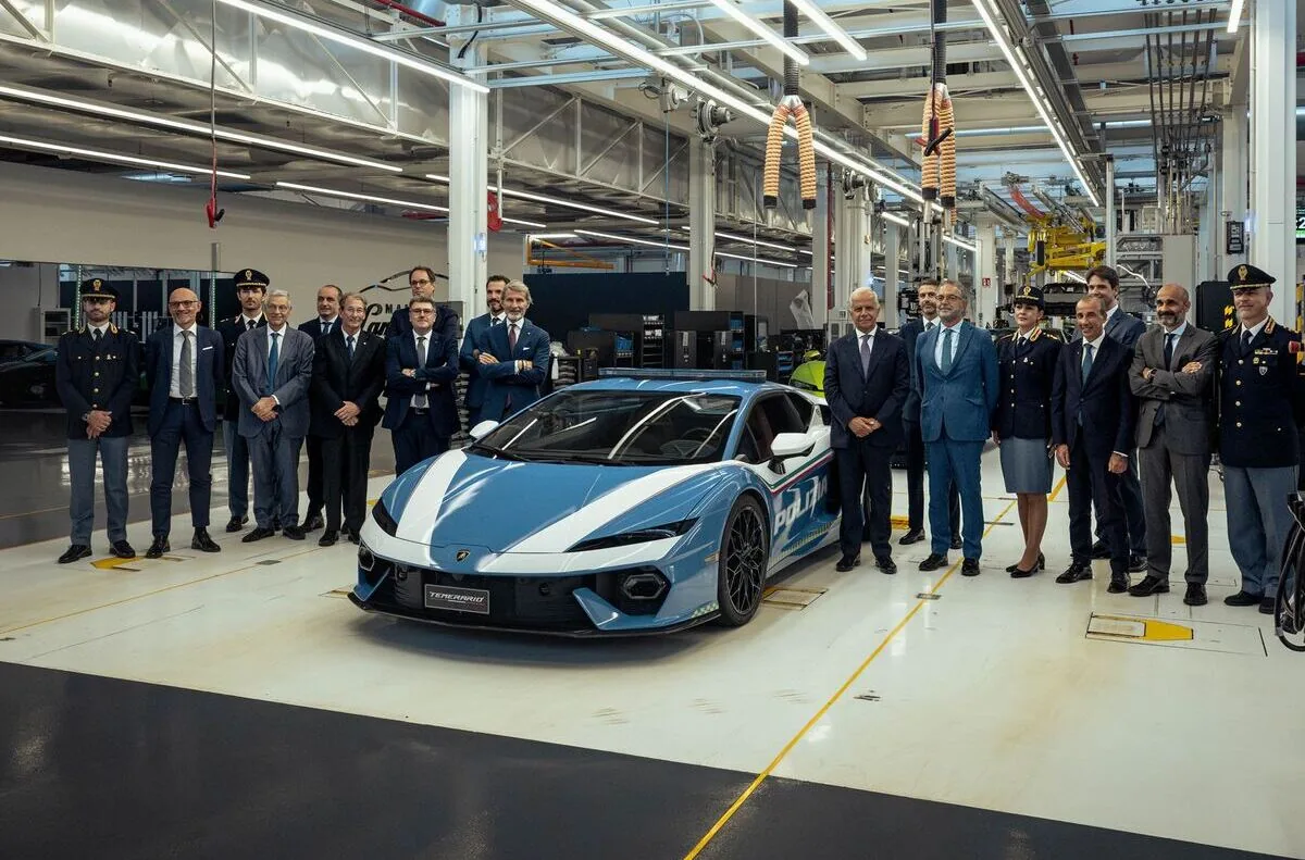 Lamborghini Temerario, a new supercar for the Police