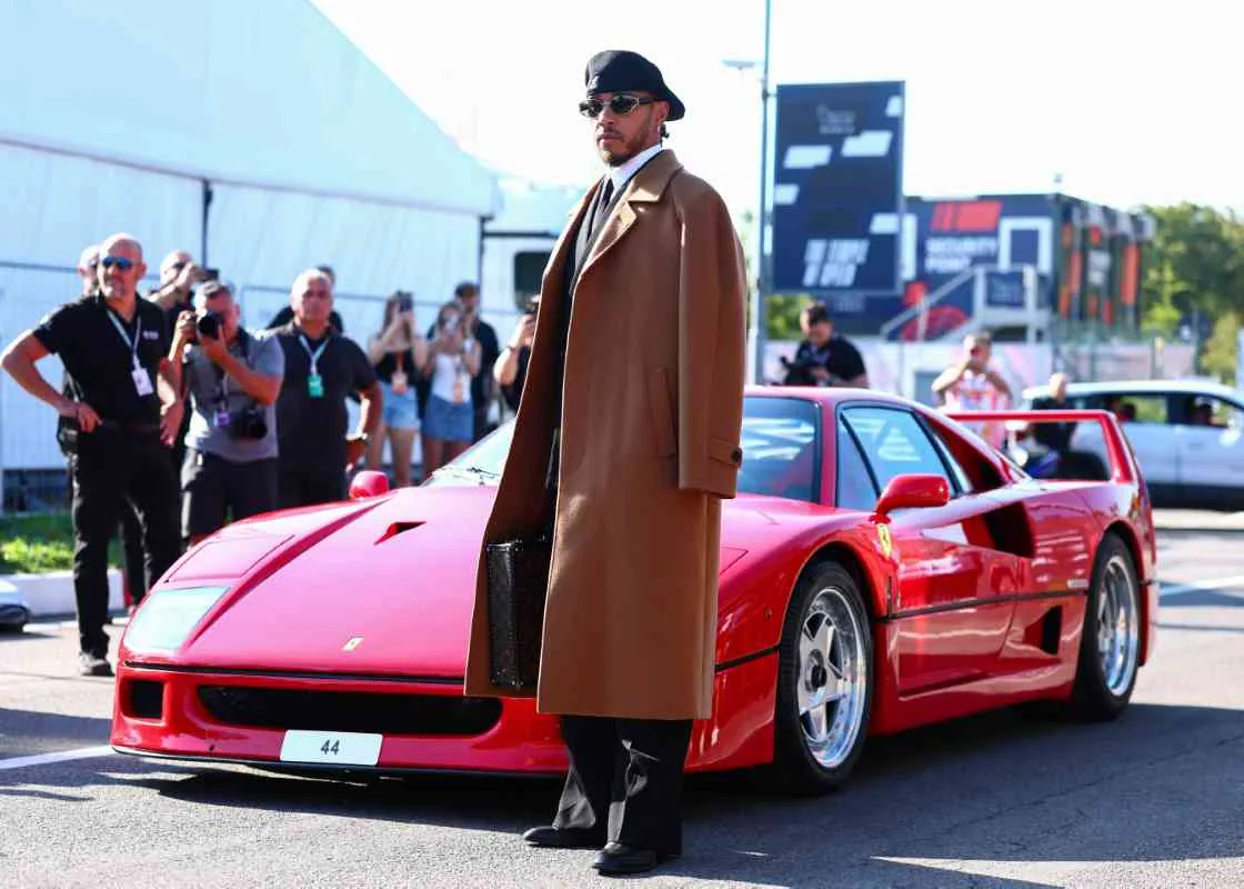 Hamilton: “The F40 is a dream car. Mine had the 44 on the engine, it was a sign of destiny”