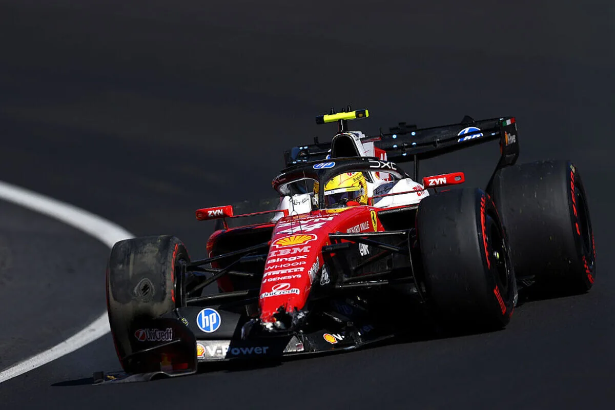 Hamilton against the wall, his FP3 lasts 20 minutes